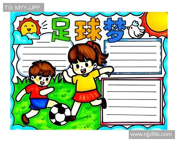 在绿茵场上挥洒汗水与激情打足球画展现青春的无限可能